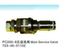 PC220-6 Excavator Main Relief Valve 723-40-56302 Main Service Valve
